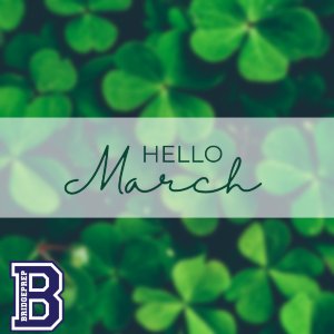 March is upon us!